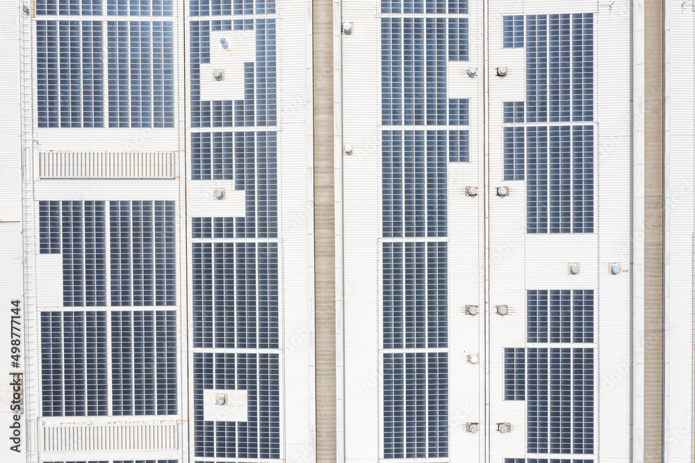 solar panels on factory rooftop solar panels on factory rooftop