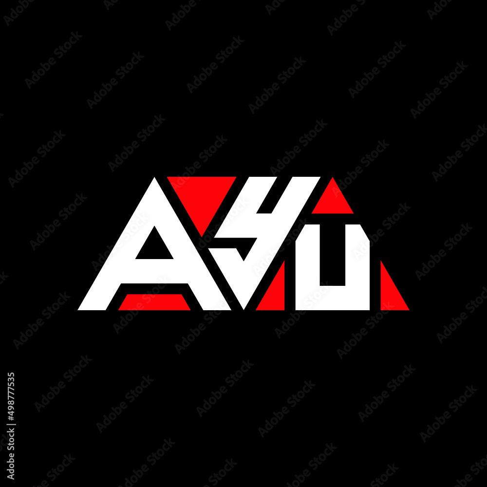 AYU letter logo design with polygon shape. AYU polygon and cube shape logo design. AYU hexagon vector logo template white and black colors. AYU monogram, business and real estate logo. AYU letter logo design with polygon shape. AYU polygon and cube shape logo design. AYU hexagon vector logo template white and black colors. AYU monogram, business and real estate logo.