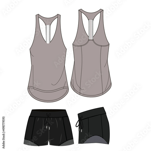 set of clothes ,activewear
