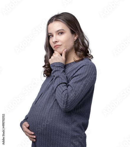 A pregnant young woman's doubts and agonies of choice