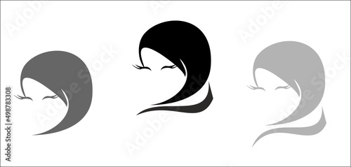 logo, isolated, hijab, icon, symbol, muslim woman, headscarf, sheila, hijab, khimar, veil, niqab, burqa, veil, religion, culture, beauty of the east, beautiful girl, girl in a headscarf