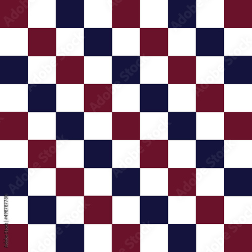 A colorful checkerboard in a square pattern.