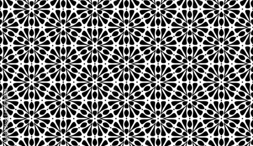 black and white seamless pattern