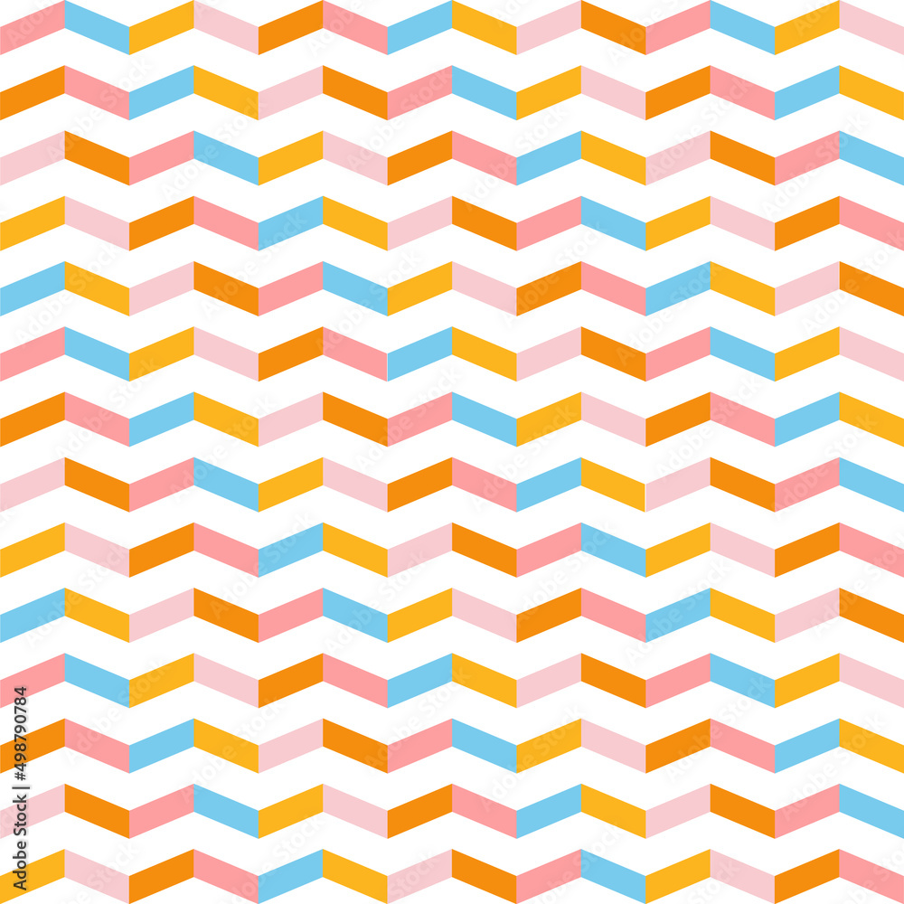 Simple geometric pattern in pastel colors