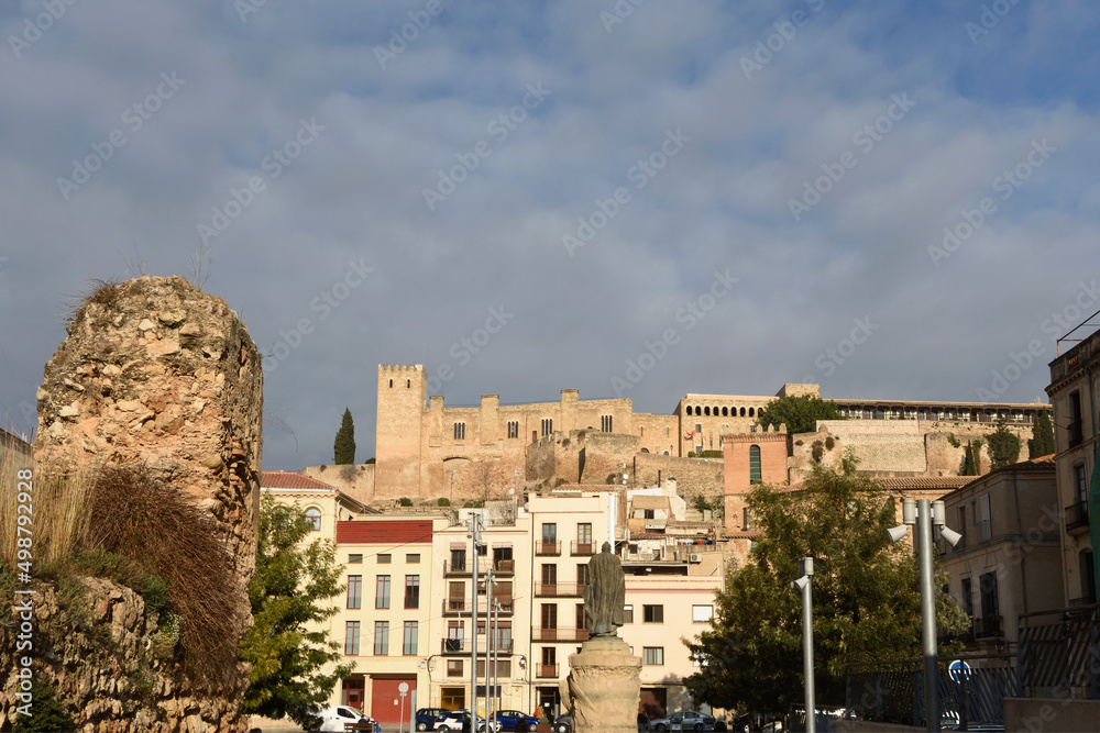 view of La Suda of Tortosa, Tarragona province, Catalonia, Spain