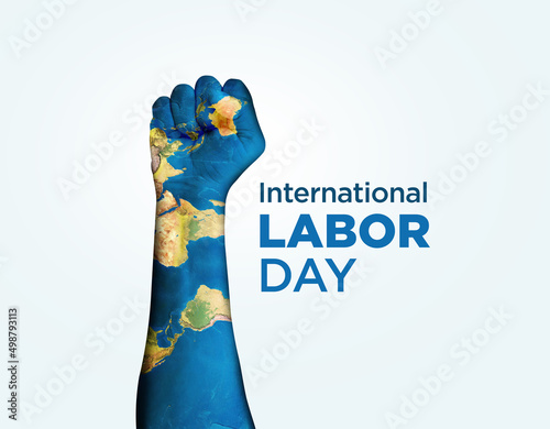 Obraz na plátně International Labor Day concept background