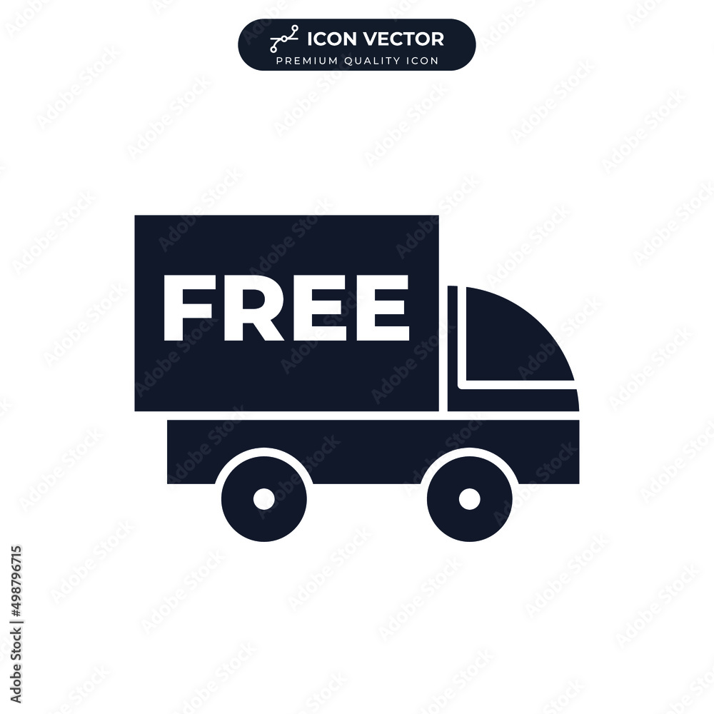 free shipping icon symbol template for graphic and web design collection logo vector illustration free shipping icon symbol template for graphic and web design collection logo vector illustration