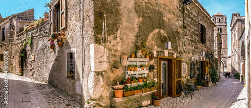 Fototapeta Naklejka Na Ścianę i Meble -  small and ancient village of Caserta vecchia, Campania region, Italy