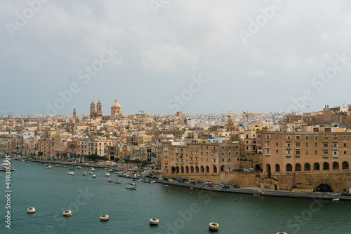 Landscape of the city of La Valleta in Malta