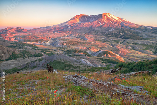The volcano Mount Saint Helens in Washington, USA Fototapet