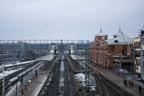 Railway station in Kazan, April 2022.
Железнодорожный вокзал в Казани, апрель 2022 год. 