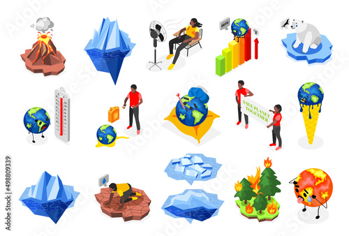 Climate Change Isometric Recolor Set