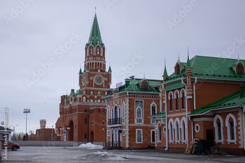 the capital of the Republic of Mari El - Yoshkar-Ola, April 2022. столица республики Марий Эл - Йошкар-Ола, апрель 2022 год. 