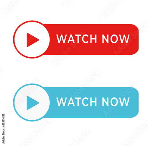 Free Download Watch now button,icon isolated on white background.Vector illustartion - GFXLoad