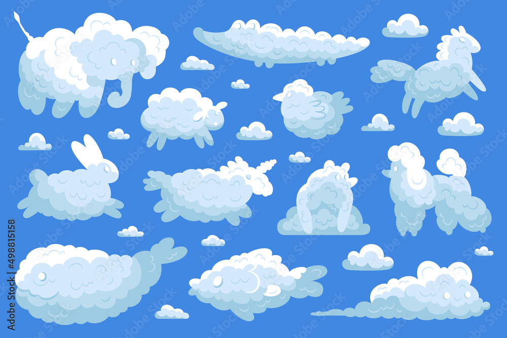 Animal Clouds Icon Set