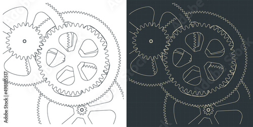 Gear mechanism blueprints