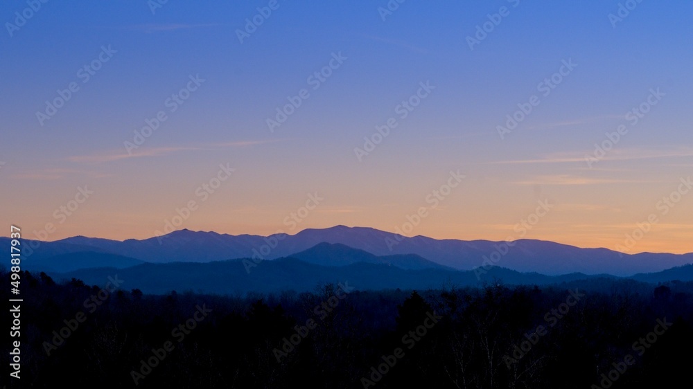 Obraz premium Blue Ridge Mountains