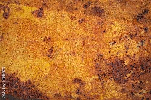 Yellow rusted metal sheet graphic resource