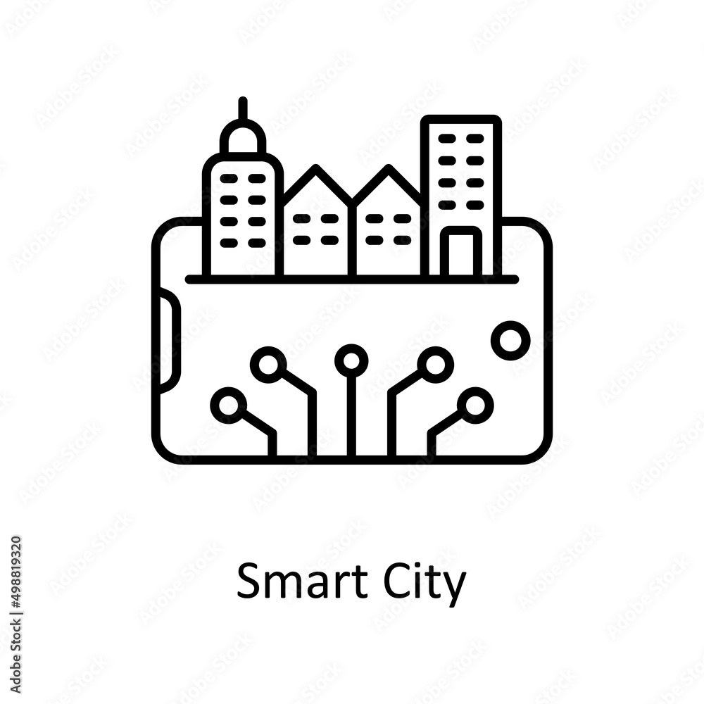 Smart City Vector Outline icons for your digital or print projects. Smart City Vector Outline icons for your digital or print projects.