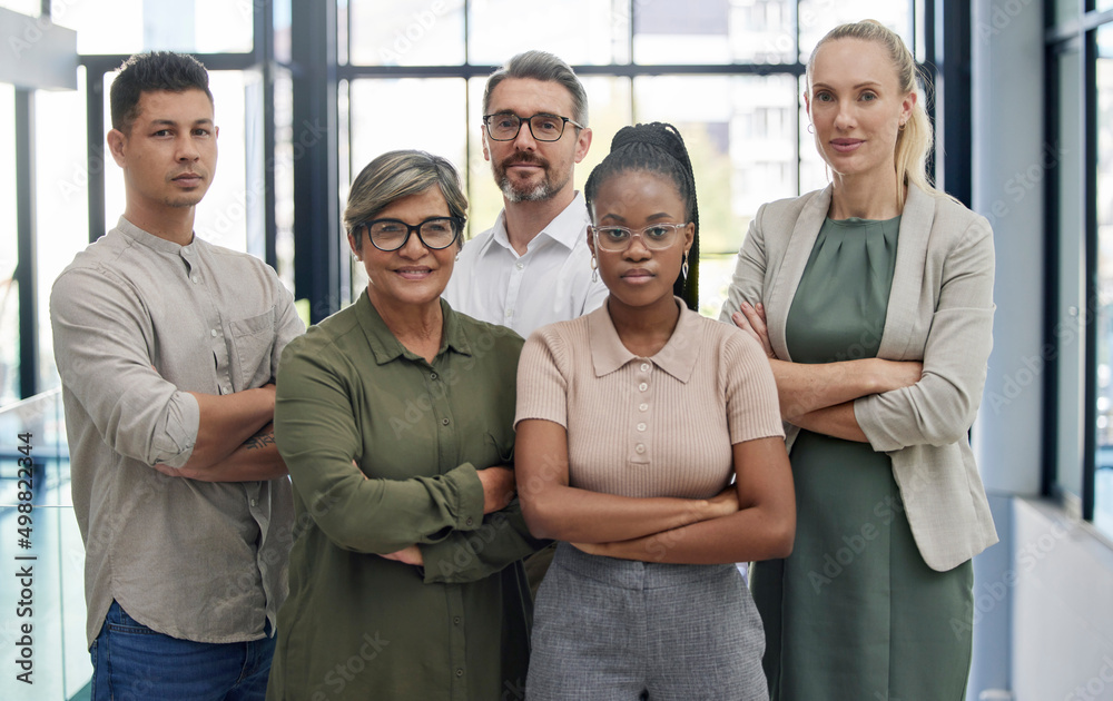 Were stronger as a team. Shot of a group of businesspeople together. Were stronger as a team. Shot of a group of businesspeople together.