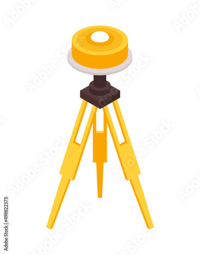 Theodolite Isometric Icon