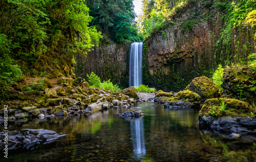 Abiqua Falls in the cascades of Oregon