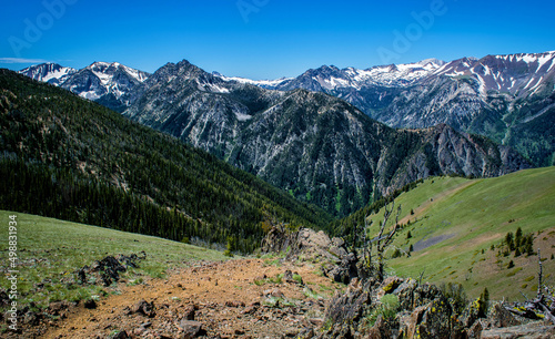 landscape in the mountains of Oregon photo