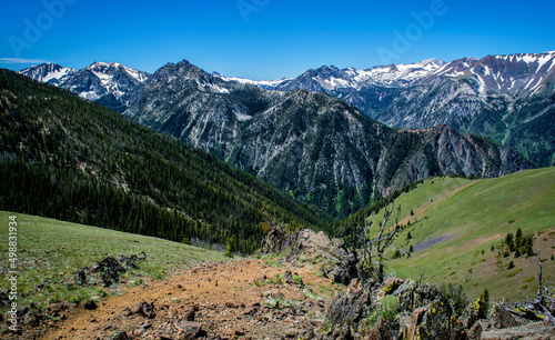 landscape in the mountains of Oregon