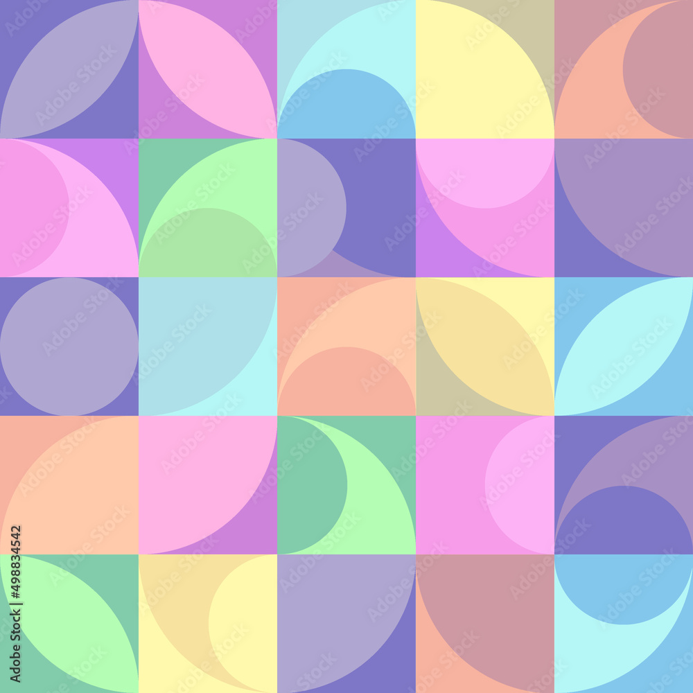 Easter bunnies silhouettes simple geometric form сontemporary art seamless pattern Easter bunnies silhouettes simple geometric form сontemporary art seamless pattern
