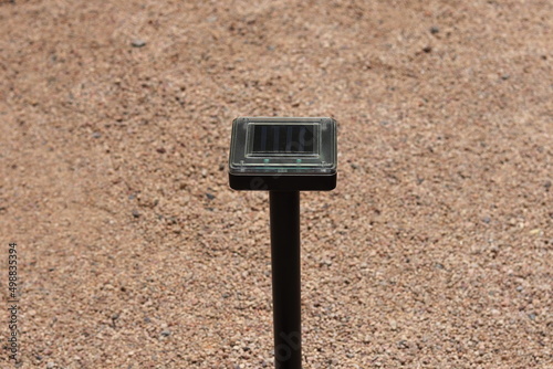Solar powered ultrasonic pest repeller for mole