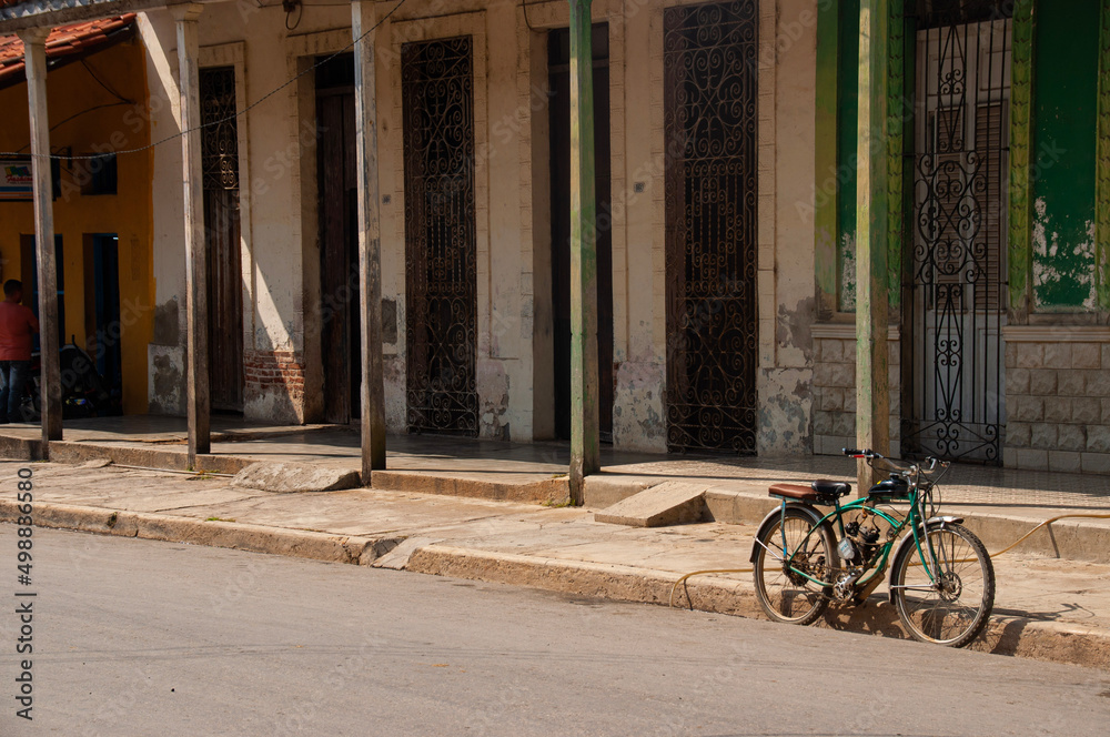 Bicycle on the streets of Cuba