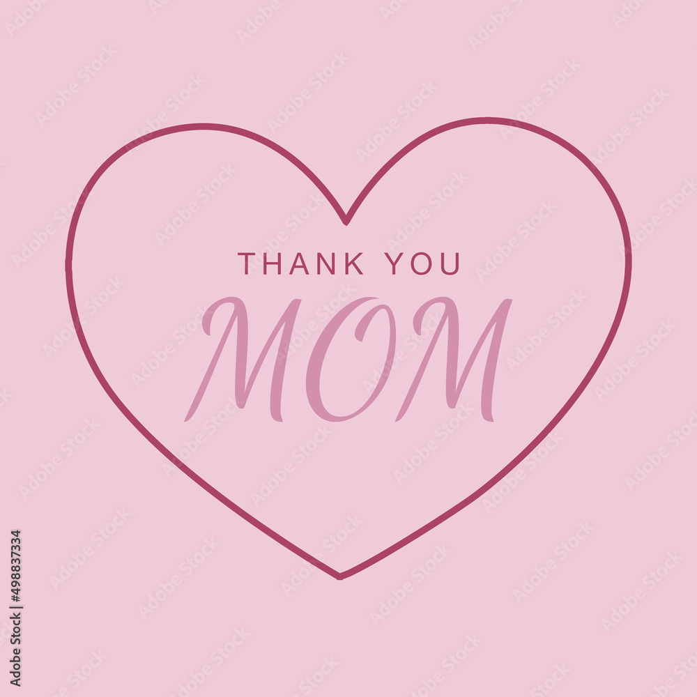 Happy Mother's Day. Vector illustration	
