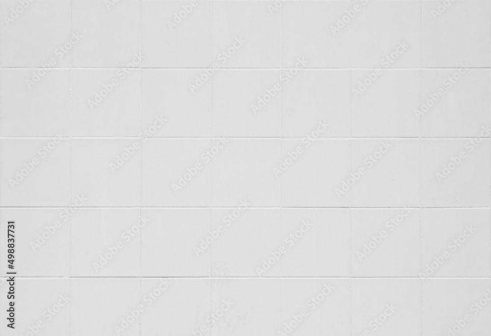 White ceramic wall and floor tile abstract background. Design geometric