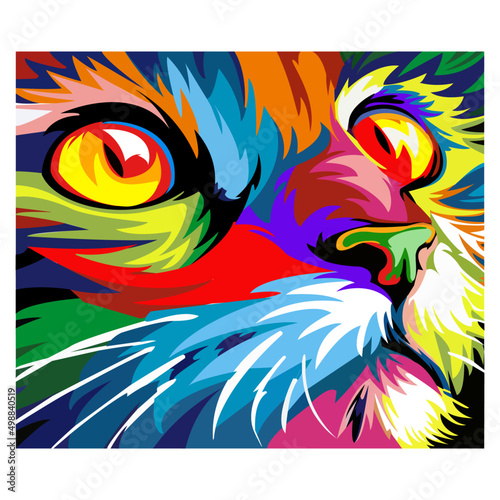 GATO, FELINO, CRIATURA MULTICOLOR, ANIMALES