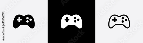 Game console icon sign symbol, vector illustration photo