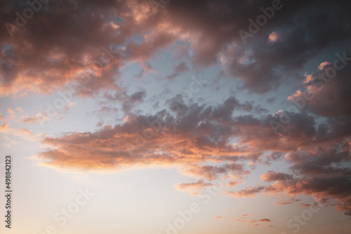 cloud the beautiful sky at sunset © S...