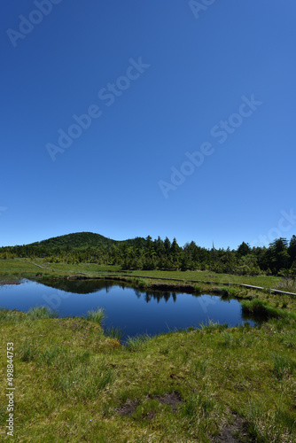 Fototapeta Naklejka Na Ścianę i Meble -  lots of lakes in wetland at high altitude