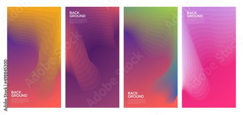 Colorful abstract liquid and fluid shape for banner and brochure design