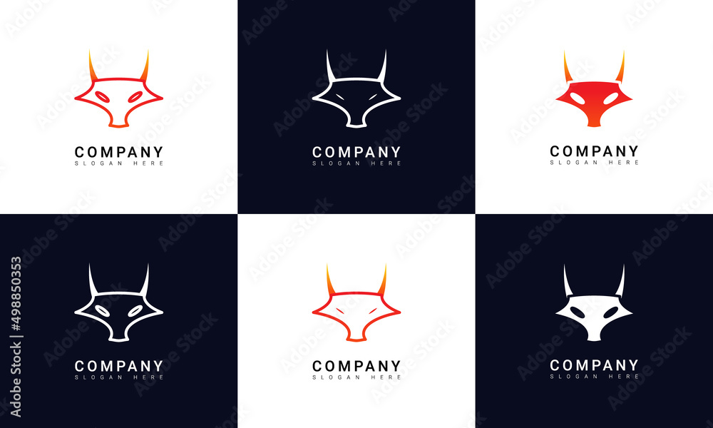 Business template Fox logo