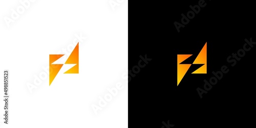 Modern and unique voltage logo design