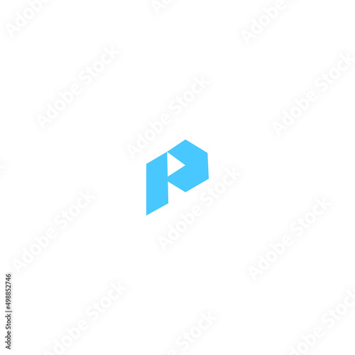 Free Download Minimalist Letter P Icon for Sleek and Modern Branding - GFXLoad