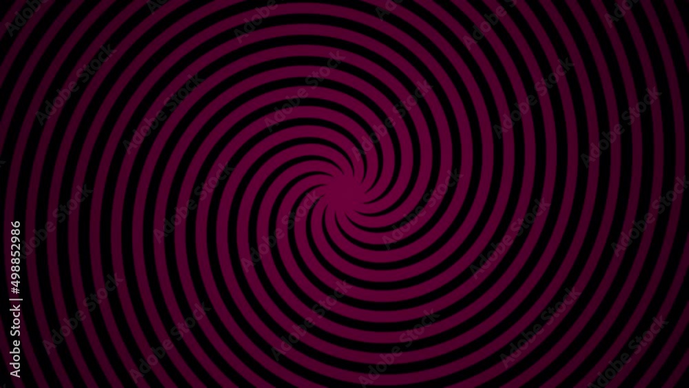Red and black vortex spin around the center of the 4K background.