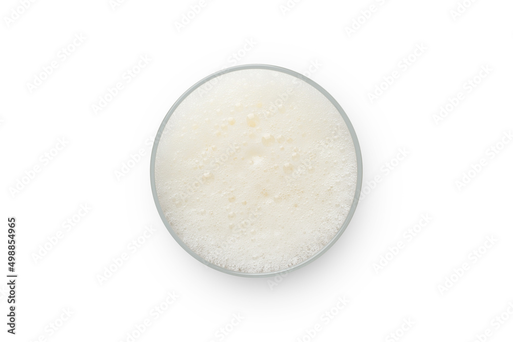 beer. glass of beer isolated on white background, top view. beer. glass of beer isolated on white background, top view.