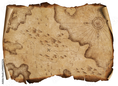 old pirates treasures map b...