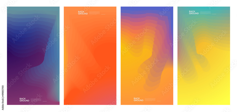 Colorful abstract liquid and fluid shape for banner and brochure design