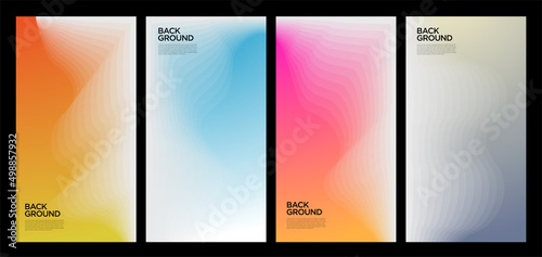 Colorful abstract liquid and fluid shape for banner and brochure design