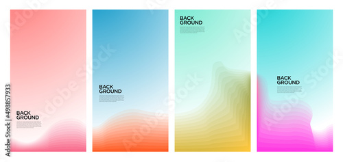 Colorful abstract liquid and fluid shape for banner and brochure design
