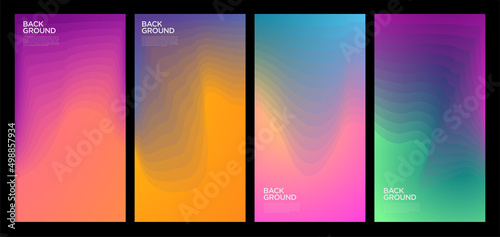 Colorful abstract liquid and fluid shape for banner and brochure design