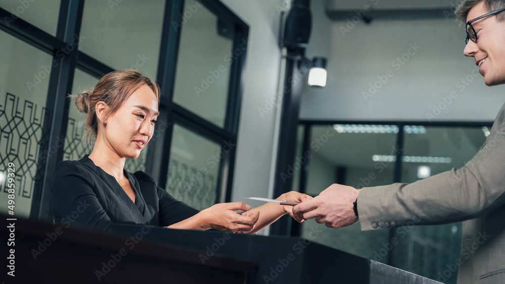 Multiracial people standing in queue to check in in airport hall Multiracial people standing in queue to check in in airport hall