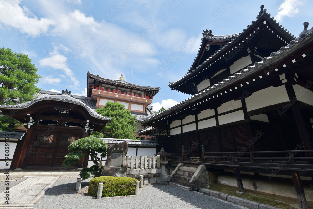 本法寺 開山堂と唐門 京都市上京区 本法寺 開山堂と唐門 京都市上京区